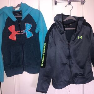 Under armor (2) zip ups